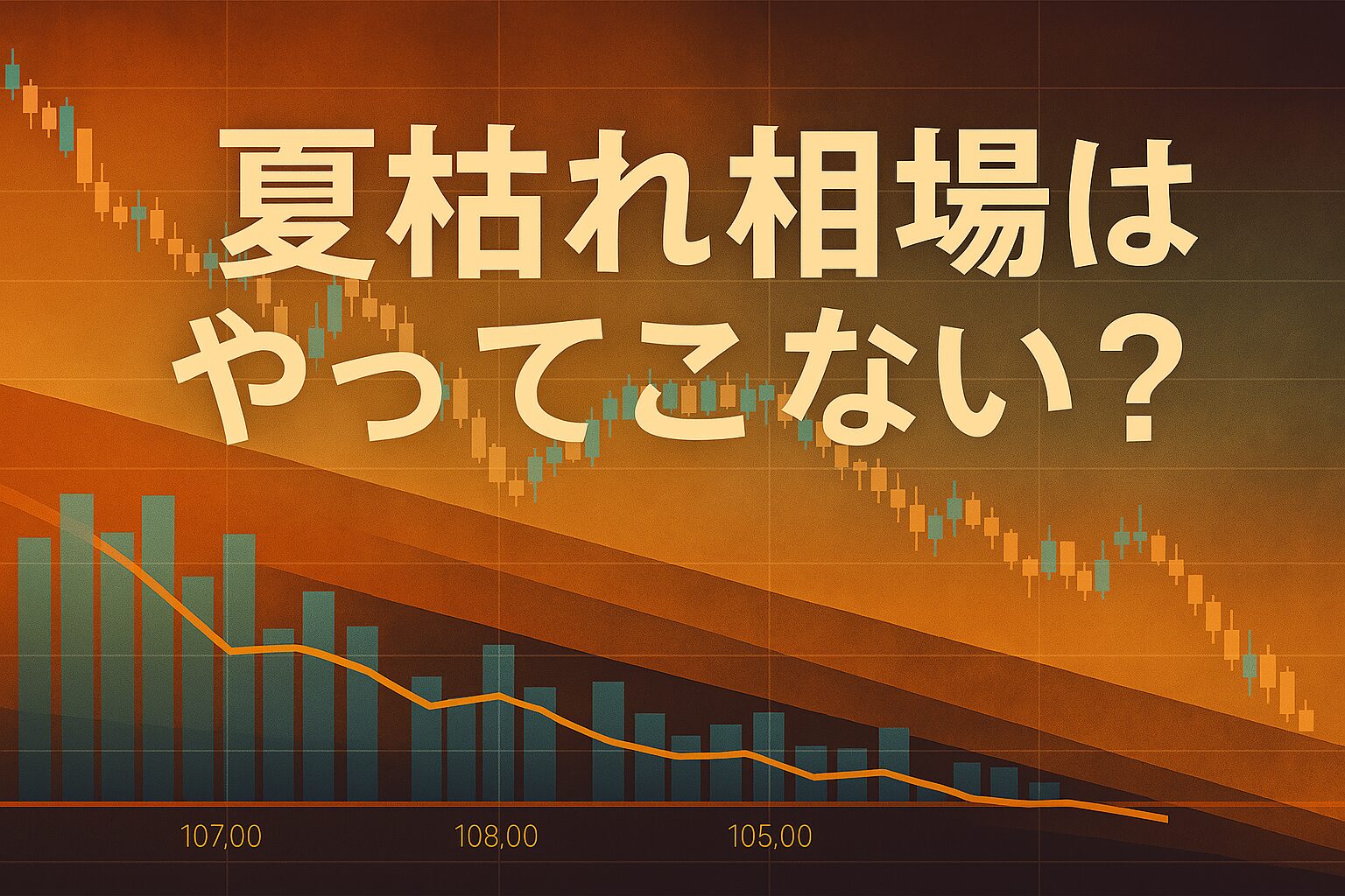 夏枯れ相場のイメージ