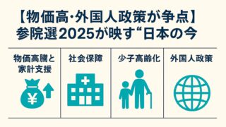 【物価高・外国人政策が争点】参院選2025が映す“日本の今”