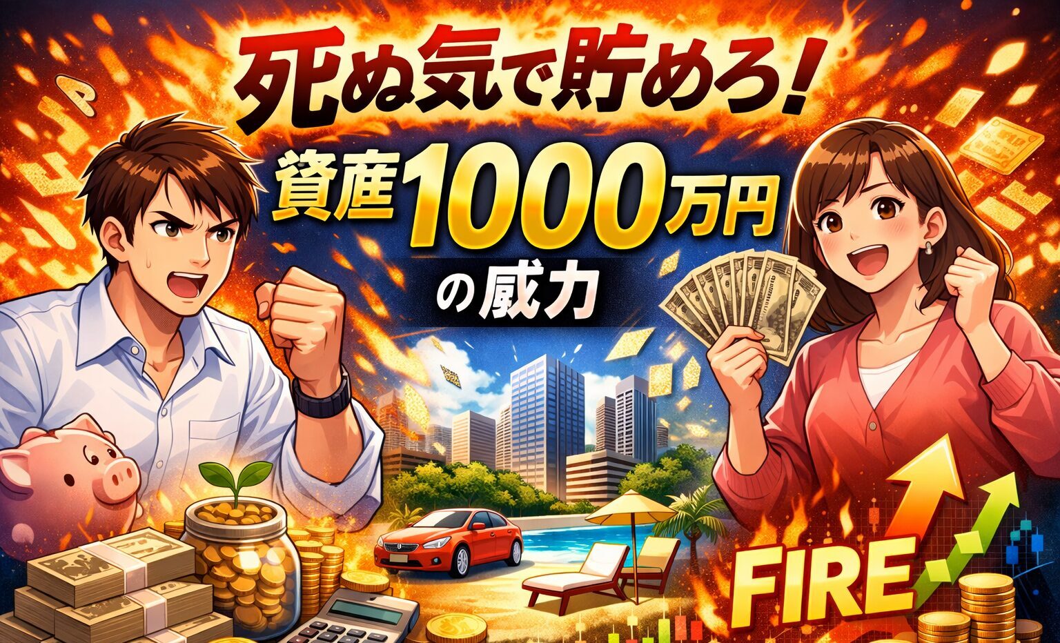 資産1000万円の威力｜何が変わる？現実的なメリット