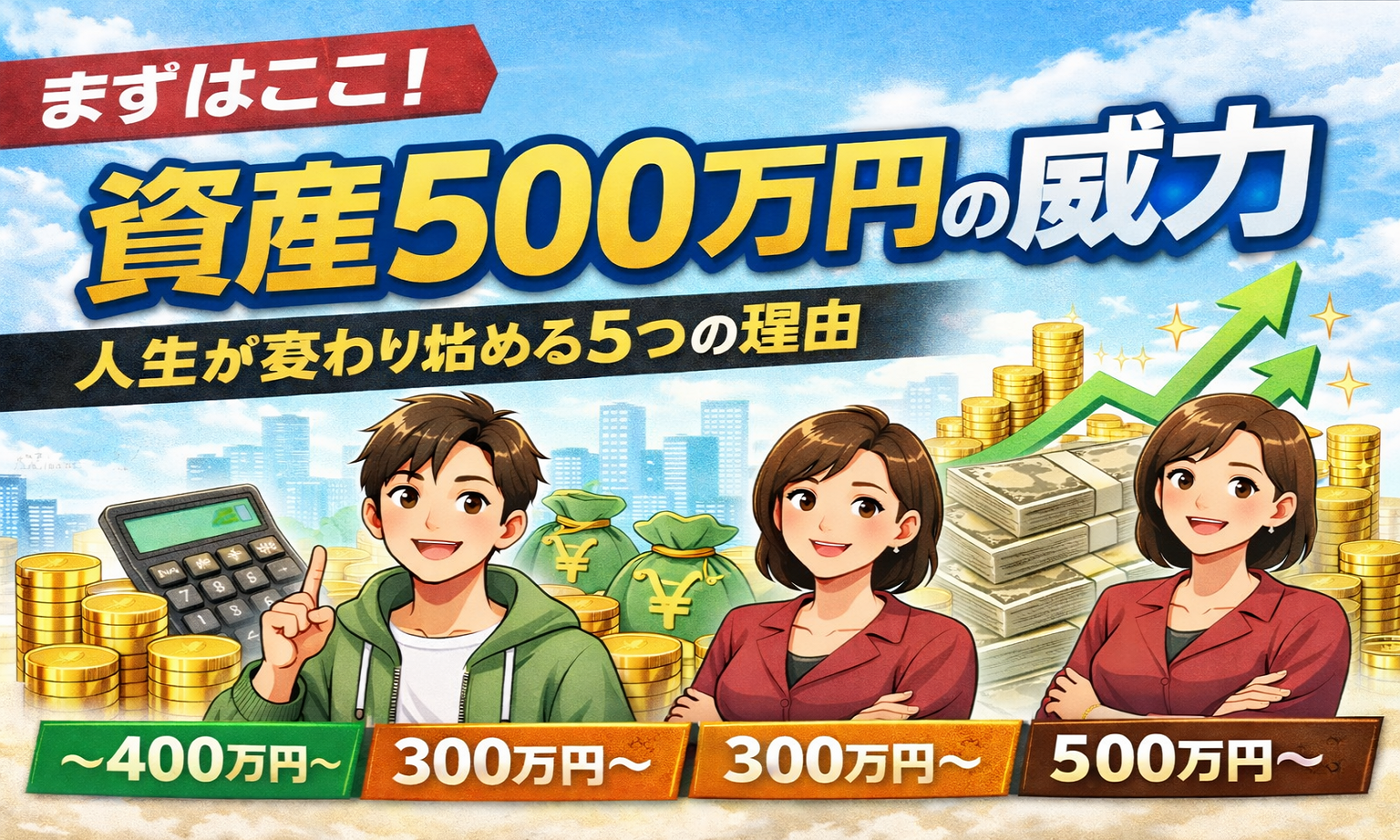 資産500万円の威力