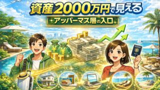 資産2000万円で見える世界｜アッパーマス層の入口