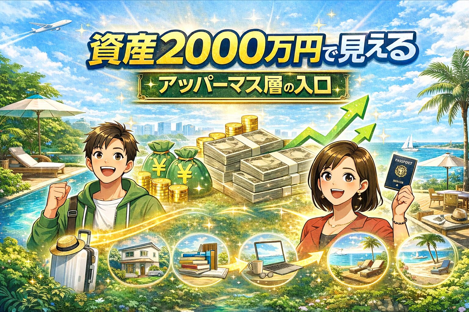 資産2000万円で見える世界｜アッパーマス層の入口