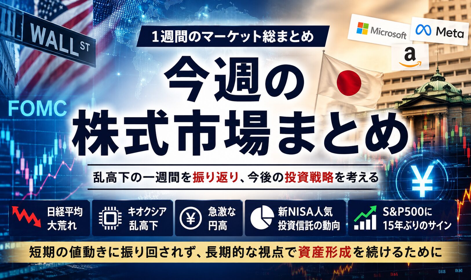 株式市場の調整局面はピンチか、それとも15年ぶりのチャンスか